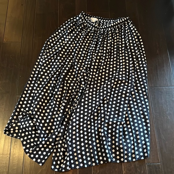 Michael Kors Dresses & Skirts - Michael Kors long polka dot skirt L EUC